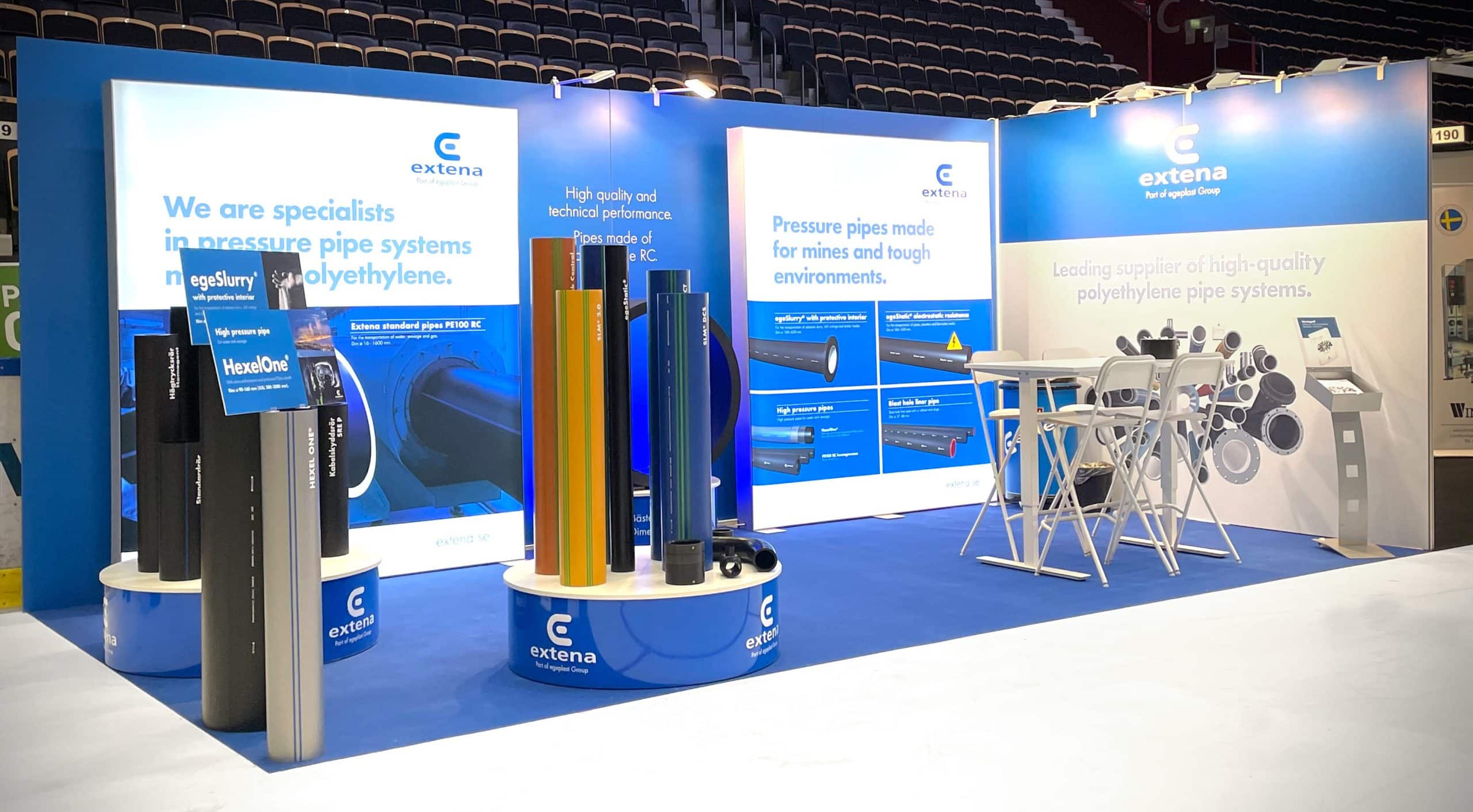 Extena ställer ut på VA-Tour