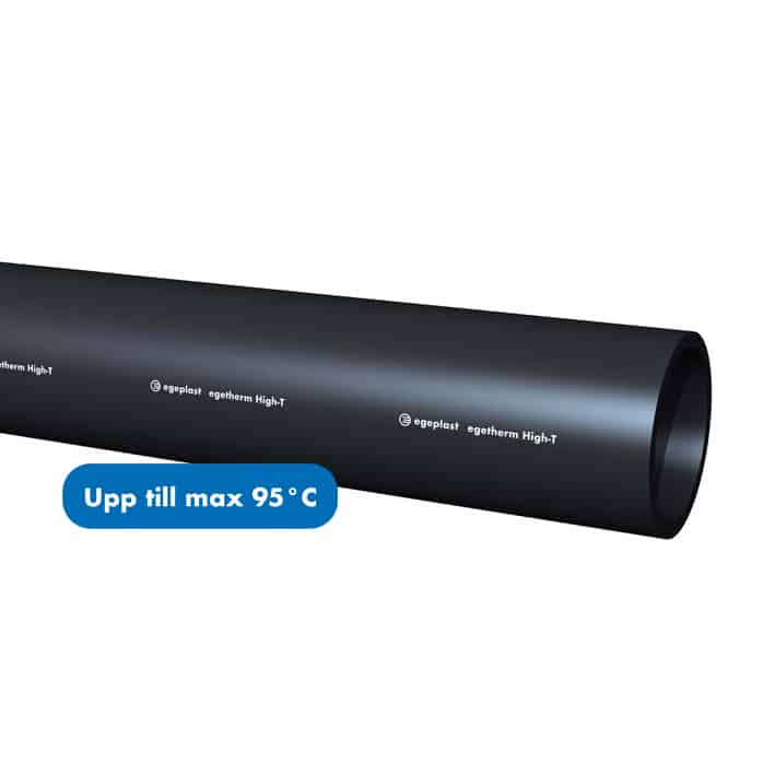 Extena egeTherm High-T polyetenrör för extra höga temperaturer till exempel utloppsledningar